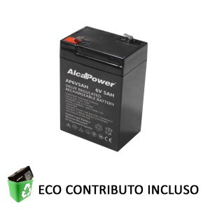 BATTERIA AL PIOMBO ALCAPOWER 6V 5AH