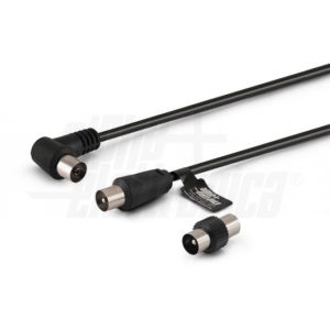 CAVO TV M-F90 NERO+ADATT.M-M 2MT