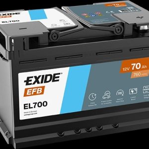 BATTERIA AUTO EXIDE 12V 70AH 760A START&STOP EFB
