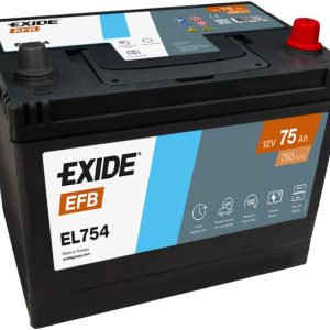BATTERIA AUTO EXIDE 12V 75AH EFB START&STOP